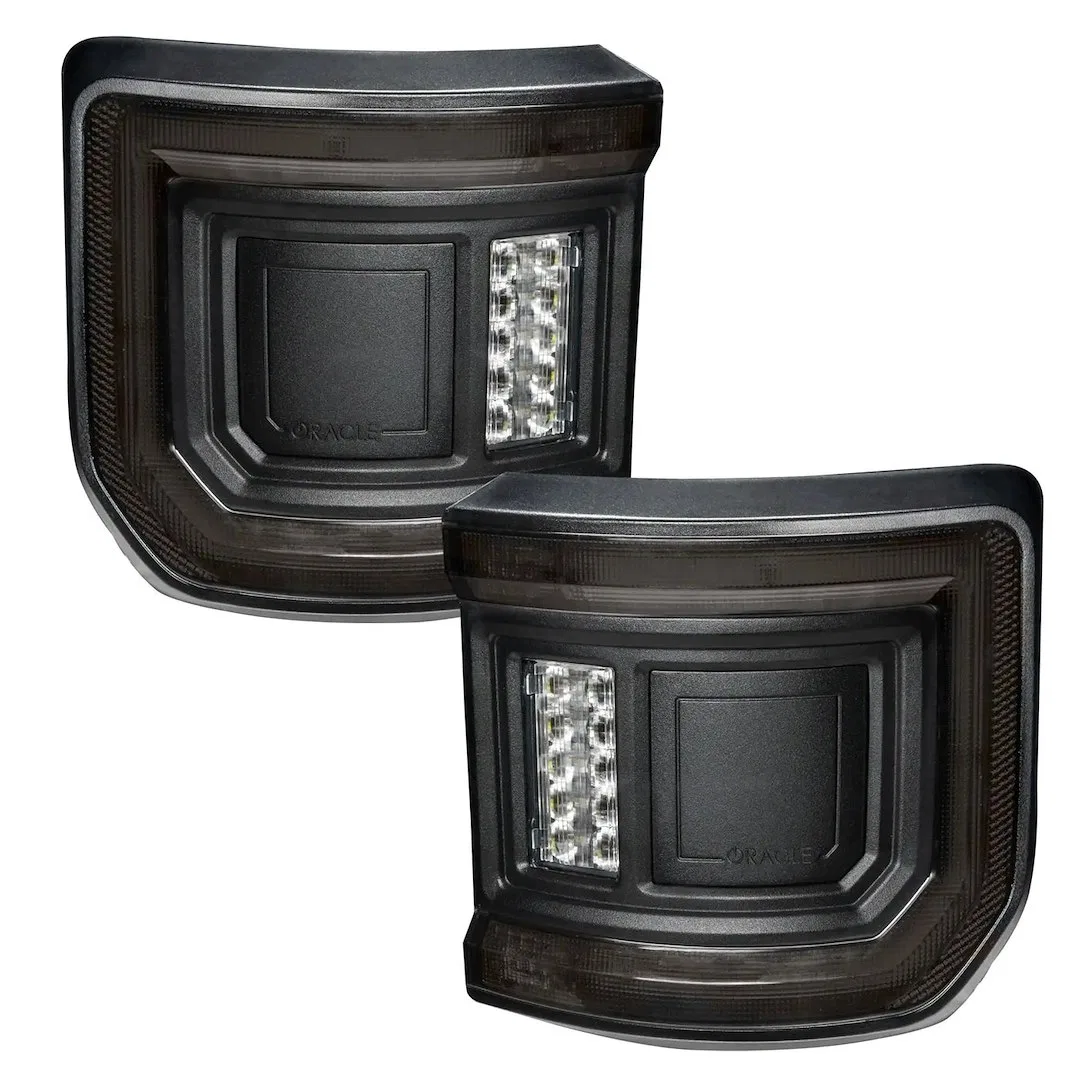 5882-504-T – ORACLE LIGHT Tail Light Assembly, LED Tinted Lens Black Housing Flush Mount 10 High Powered LED Reverse ...